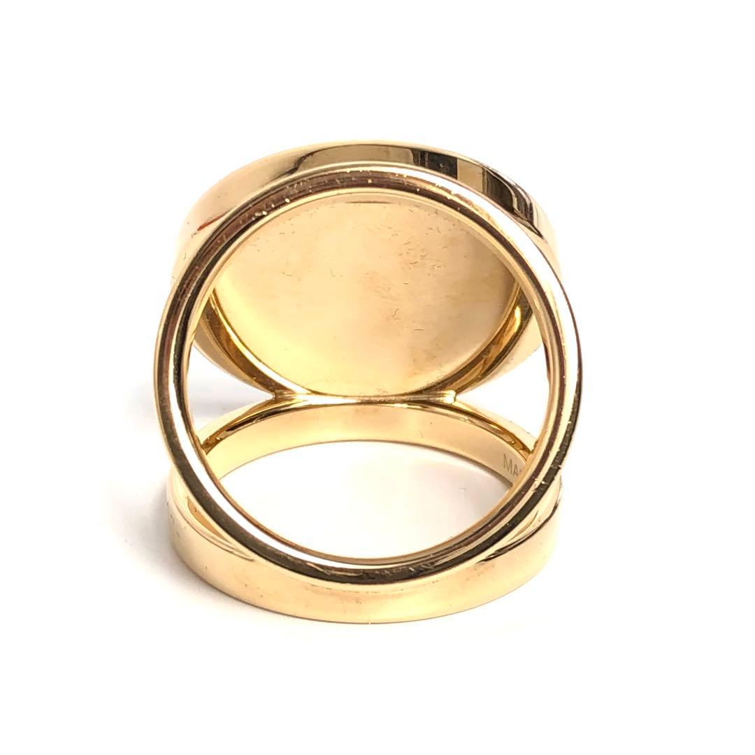 【良品】HERMES エルメス スカーフリング カマイユ 馬 ホース レッド 赤