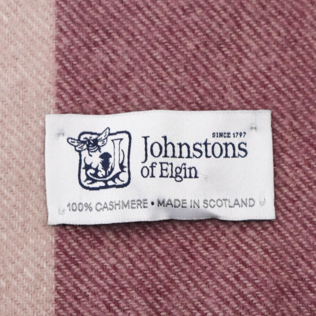 JOHNSTONS　OF　ELGIN 　カシミヤ　マフラー　ストール　レッド
