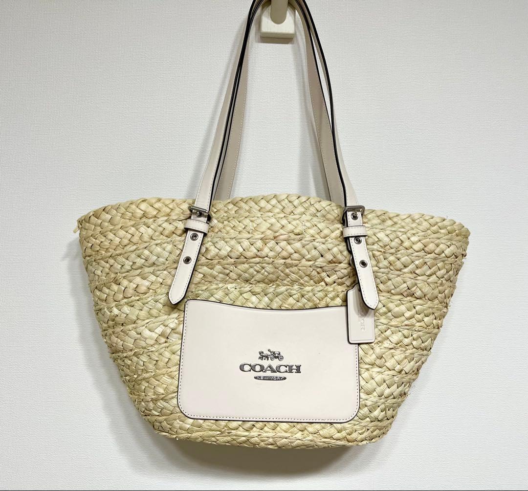美品＊COACHカゴバッグ ラージトート