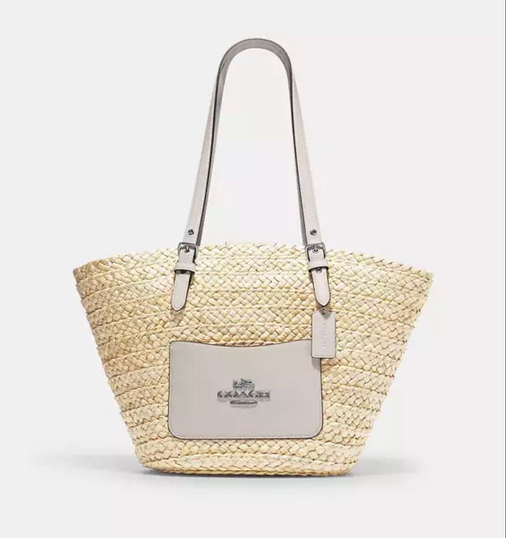 美品＊COACHカゴバッグ ラージトート