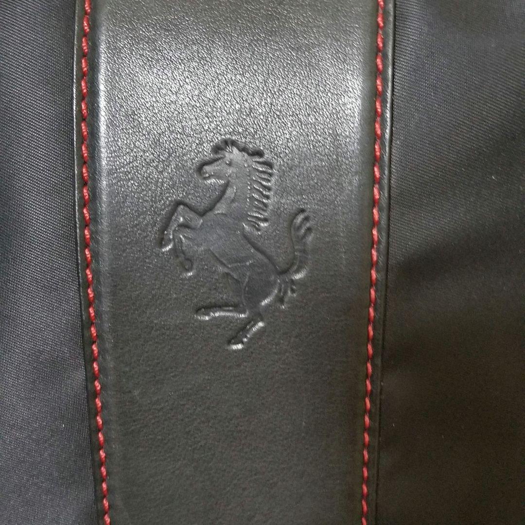 TOD'S×Ferrari　トラベルバッグ　スポーツバッグ　ブラック