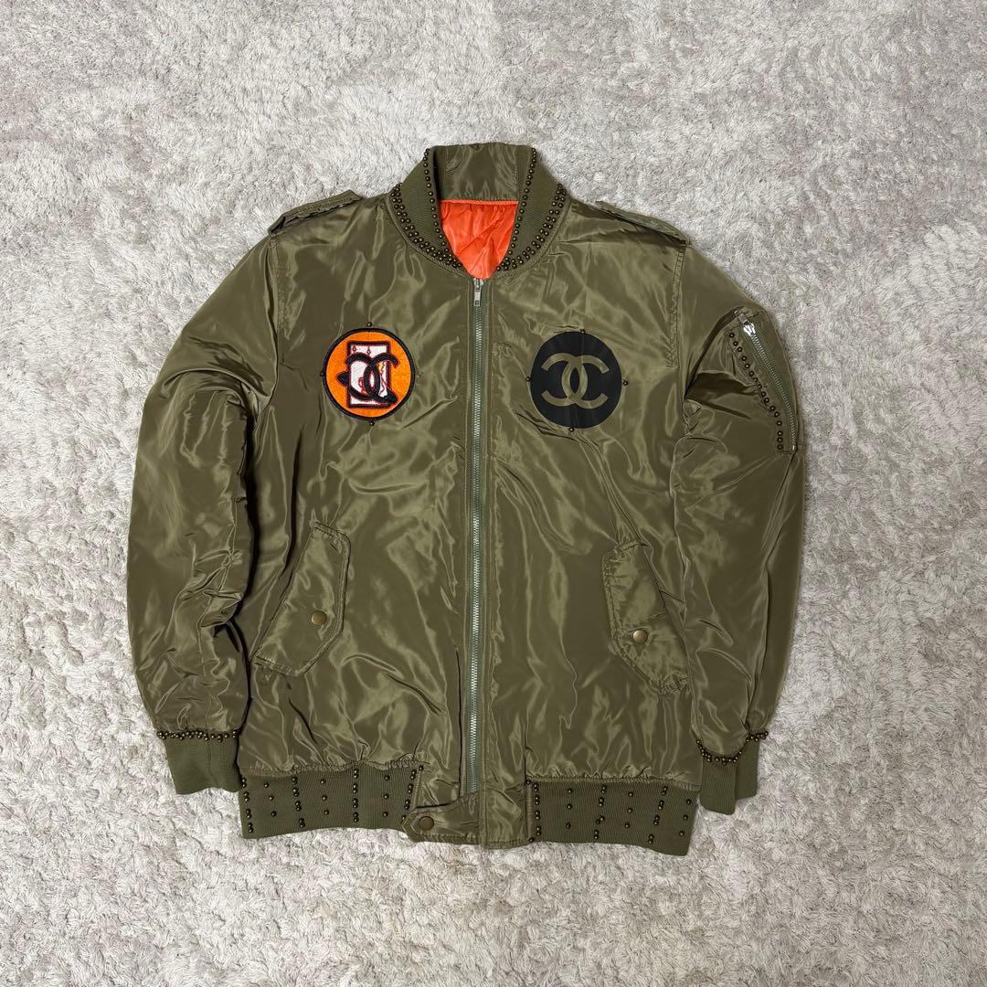 G-DRAGON着用 CHANEL MA-1フライトジャケット パロディ