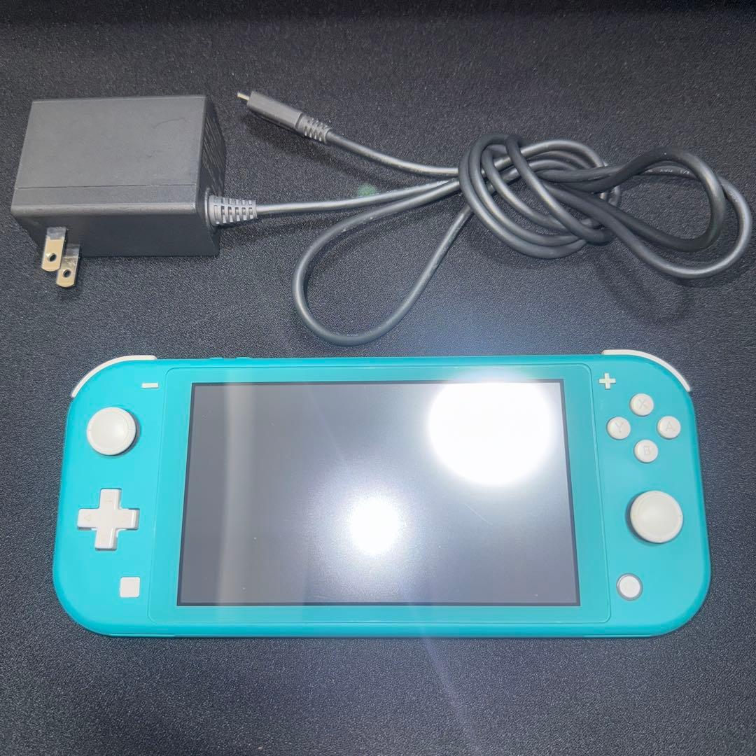 Nintendo Switch Lite ターコイズ 動作OK‼️充電器付き