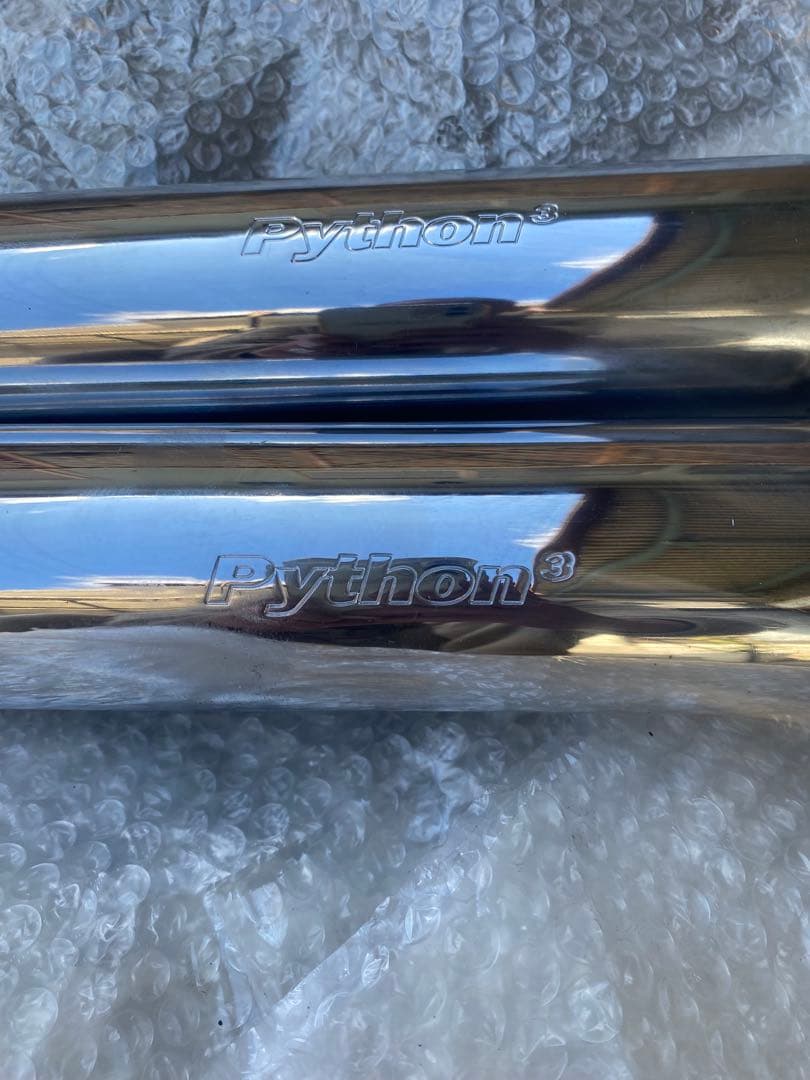 Python ステンレス マフラー 未使用