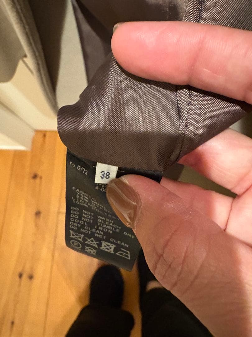 美品　IENA　MANTECO　オーバーチェスターコート　38サイズ