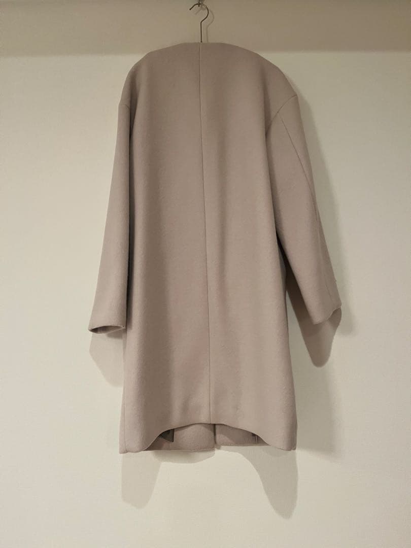 【IENA】ノーカラーコート