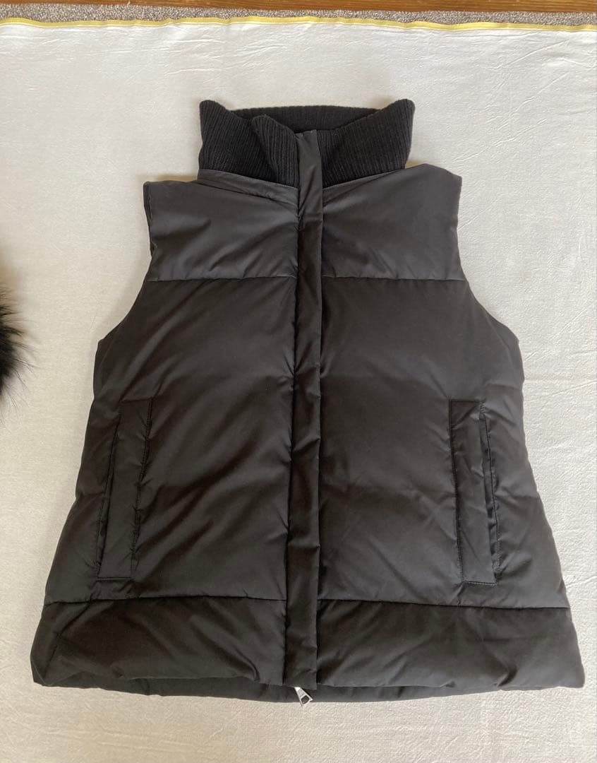 セオリー 3WAY ダウンベスト 黒　美品