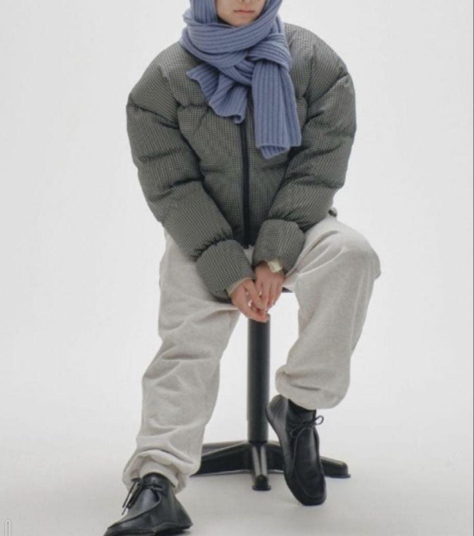 TODAYFUL リブ編み ライトブルー マフラー