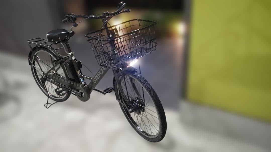 後期　ステップクルーズ　前後タイヤ新品　26インチ　デュアルドライブ　電動自転車