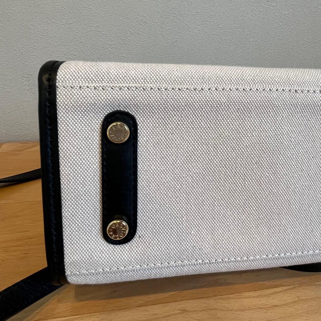 ヴィオラドーロ　ショルダーバッグ　2way キャンバス　レザー