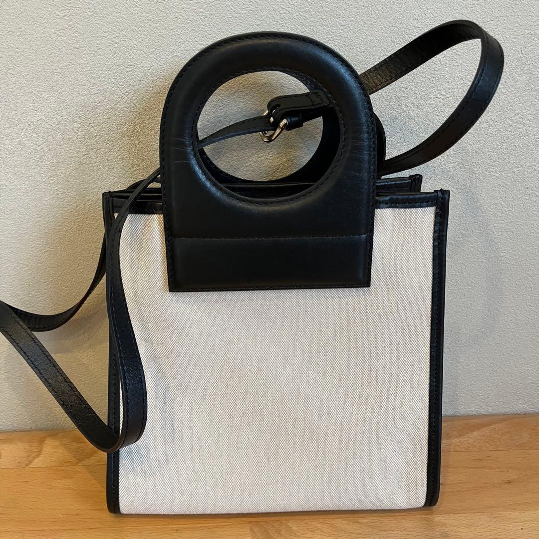 ヴィオラドーロ　ショルダーバッグ　2way キャンバス　レザー