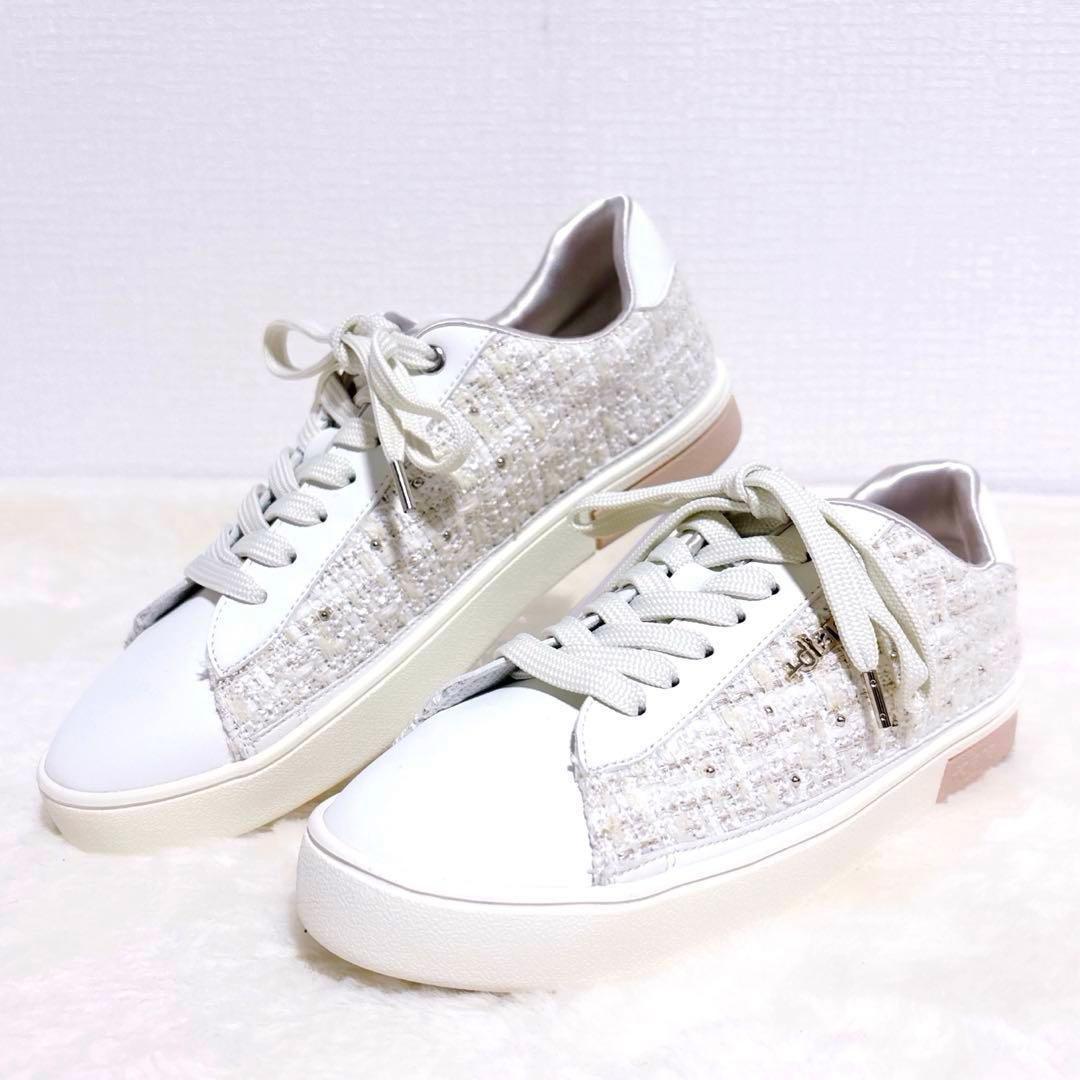 【未使用級】＋diana プラスダイアナ　スタッズ　スタンダードスニーカー　24