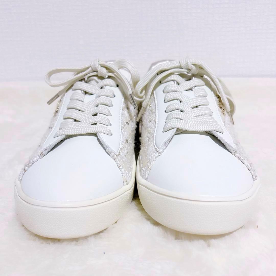 【未使用級】＋diana プラスダイアナ　スタッズ　スタンダードスニーカー　24