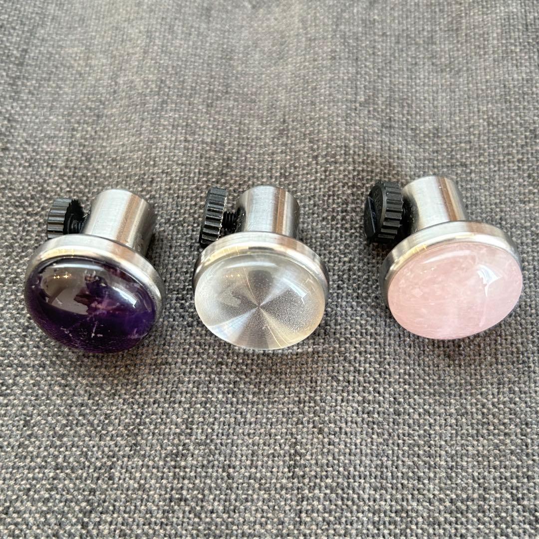 天然石 & 耳ツボ 音叉アタッチメント 7点セット