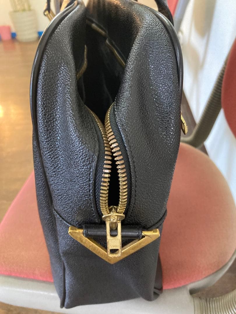 Versace レザービジネスバッグ