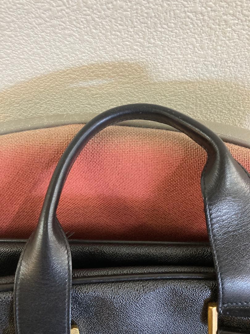 Versace レザービジネスバッグ