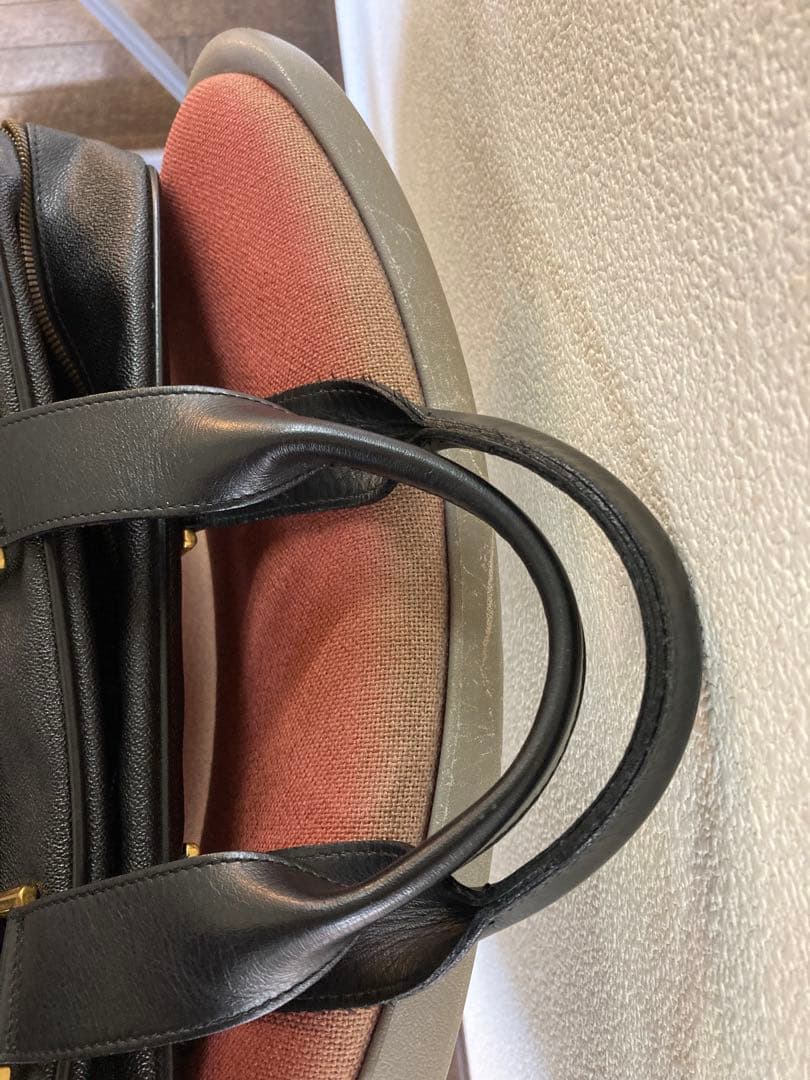 Versace レザービジネスバッグ