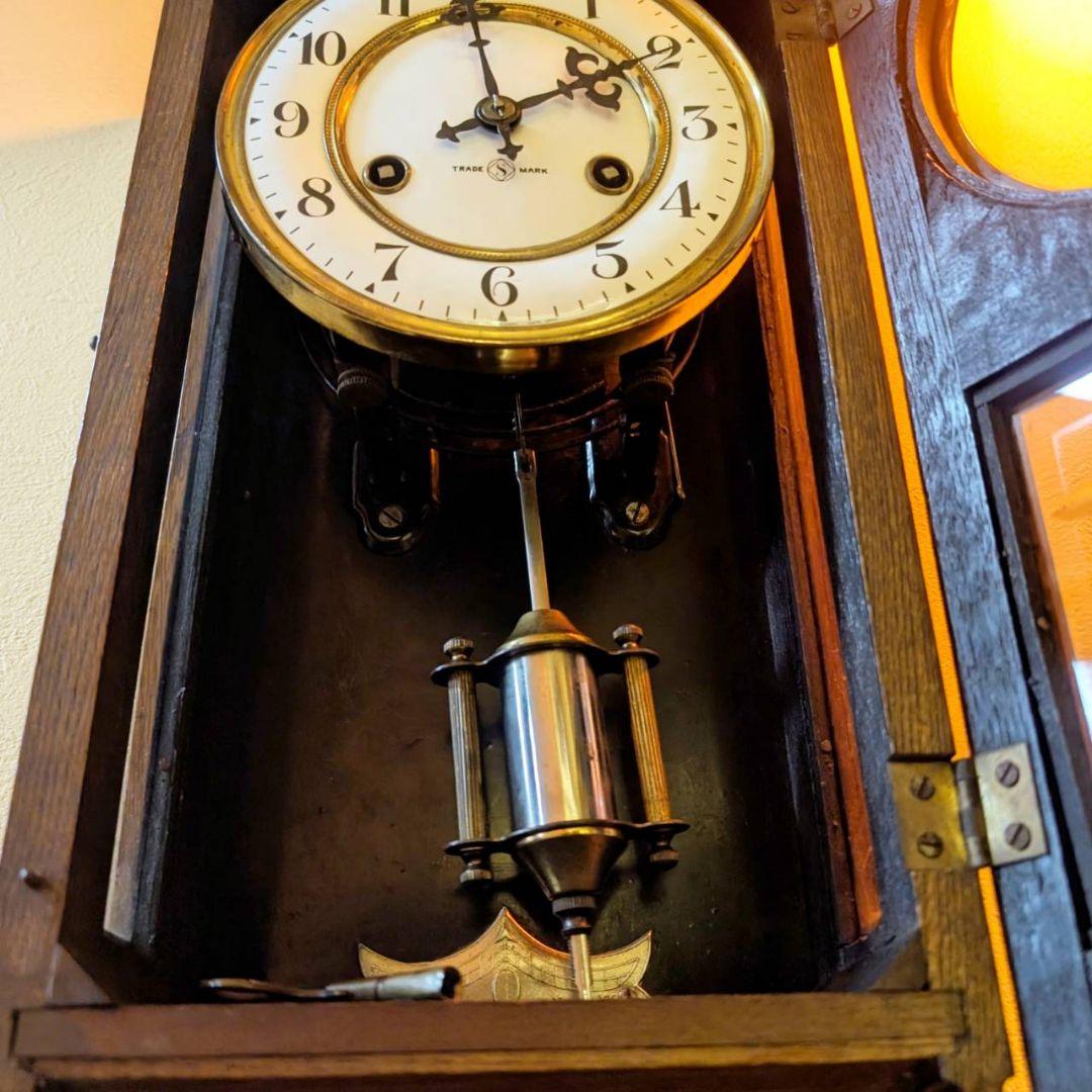 古時計　アンティーク掛時計　掛時計　振り子時計　ヴィンテージ掛時計　精工舎