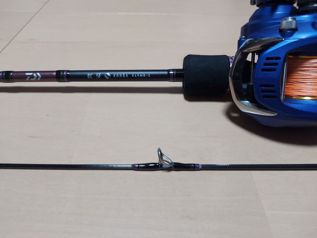 チャッキー　タイラバ　真鯛　ロッド　紅牙X　リール　本体　セット