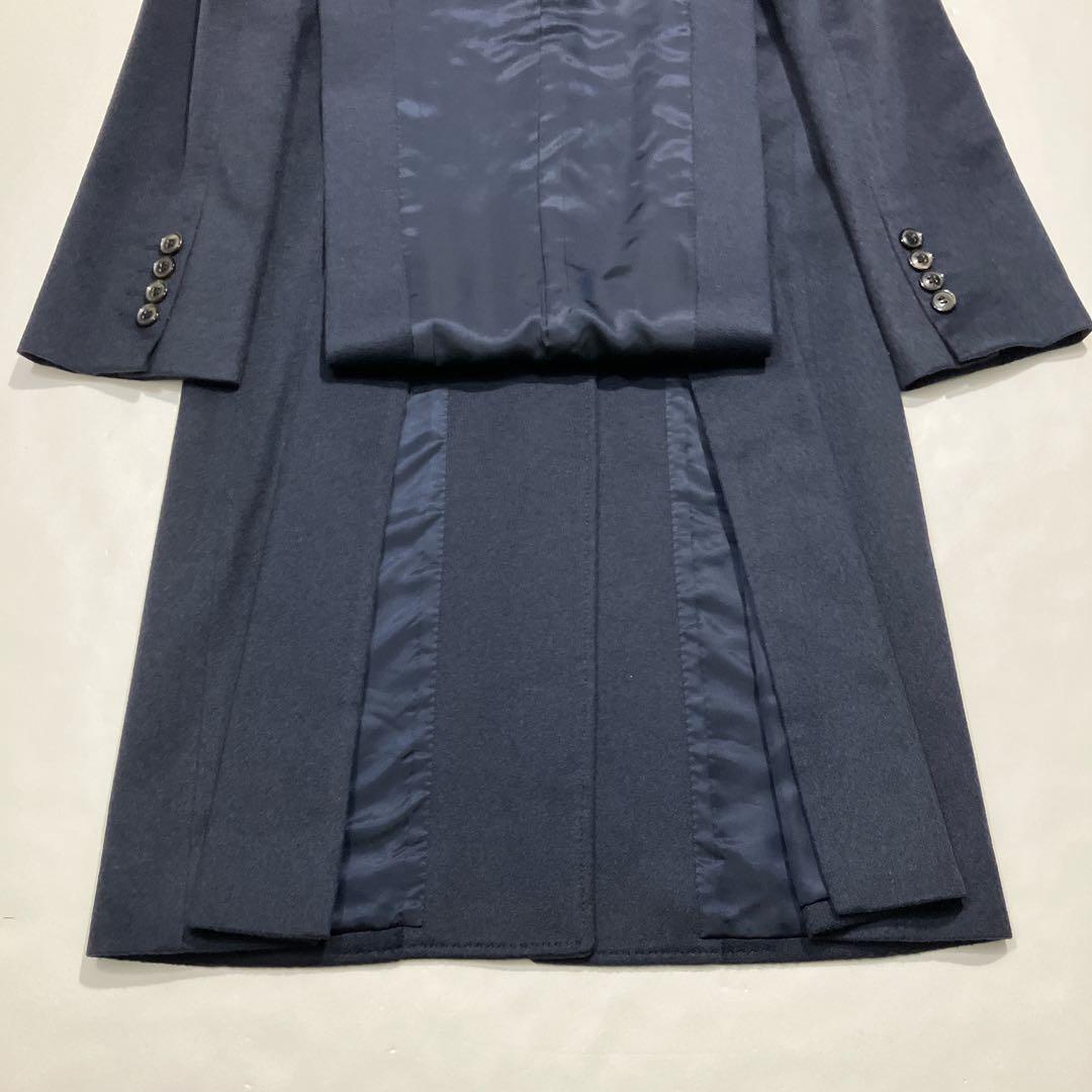 【溢れる高級感】ポールスチュアート　カシミヤ100% ロングチェスターコート