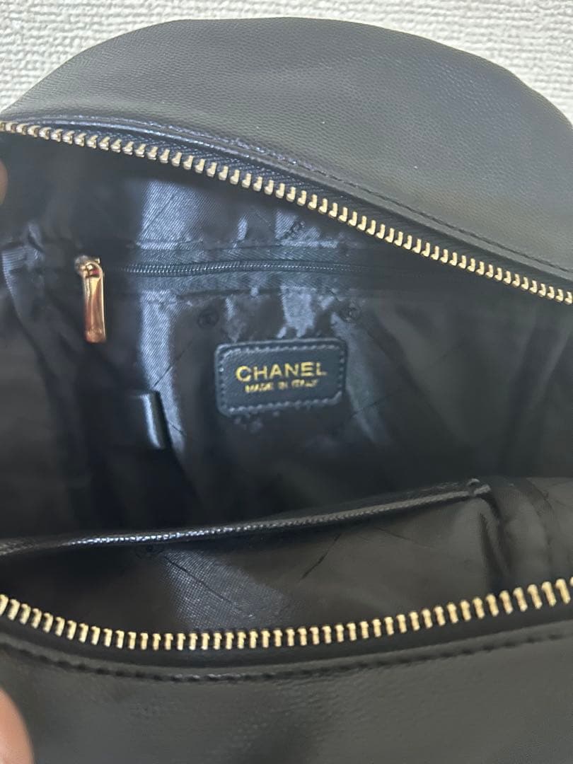 新品 シャネル ノベルティ ブラック リュック バッグ パック