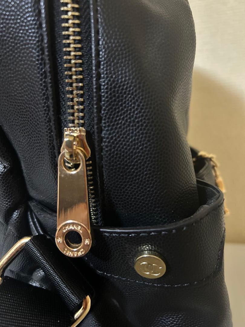 新品 シャネル ノベルティ ブラック リュック バッグ パック