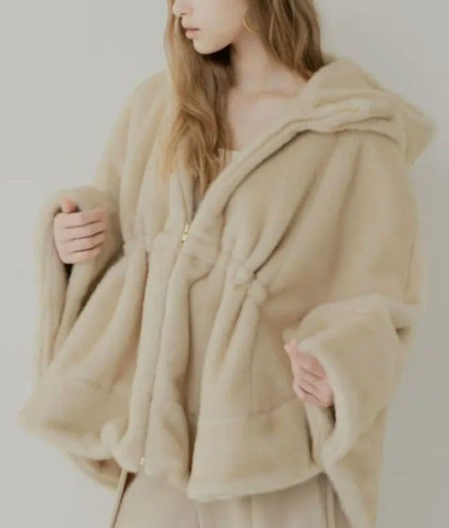 ●最終価格●maison de Dolce　メゾンドドルチェ　テディポンチョ