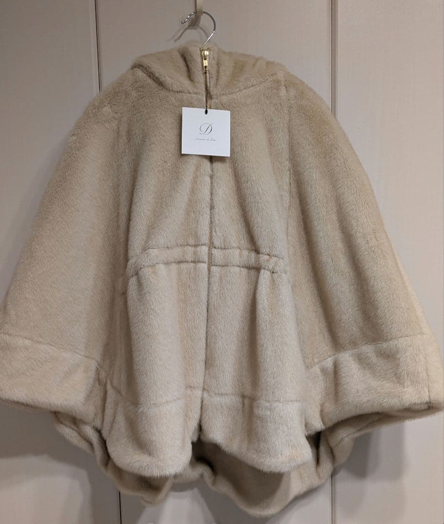 ●最終価格●maison de Dolce　メゾンドドルチェ　テディポンチョ