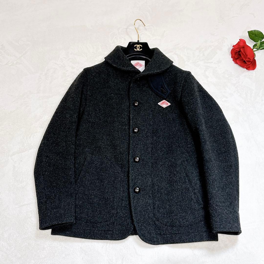 新品同様✨　danton ピーコート　￼グレー　38 ウール
