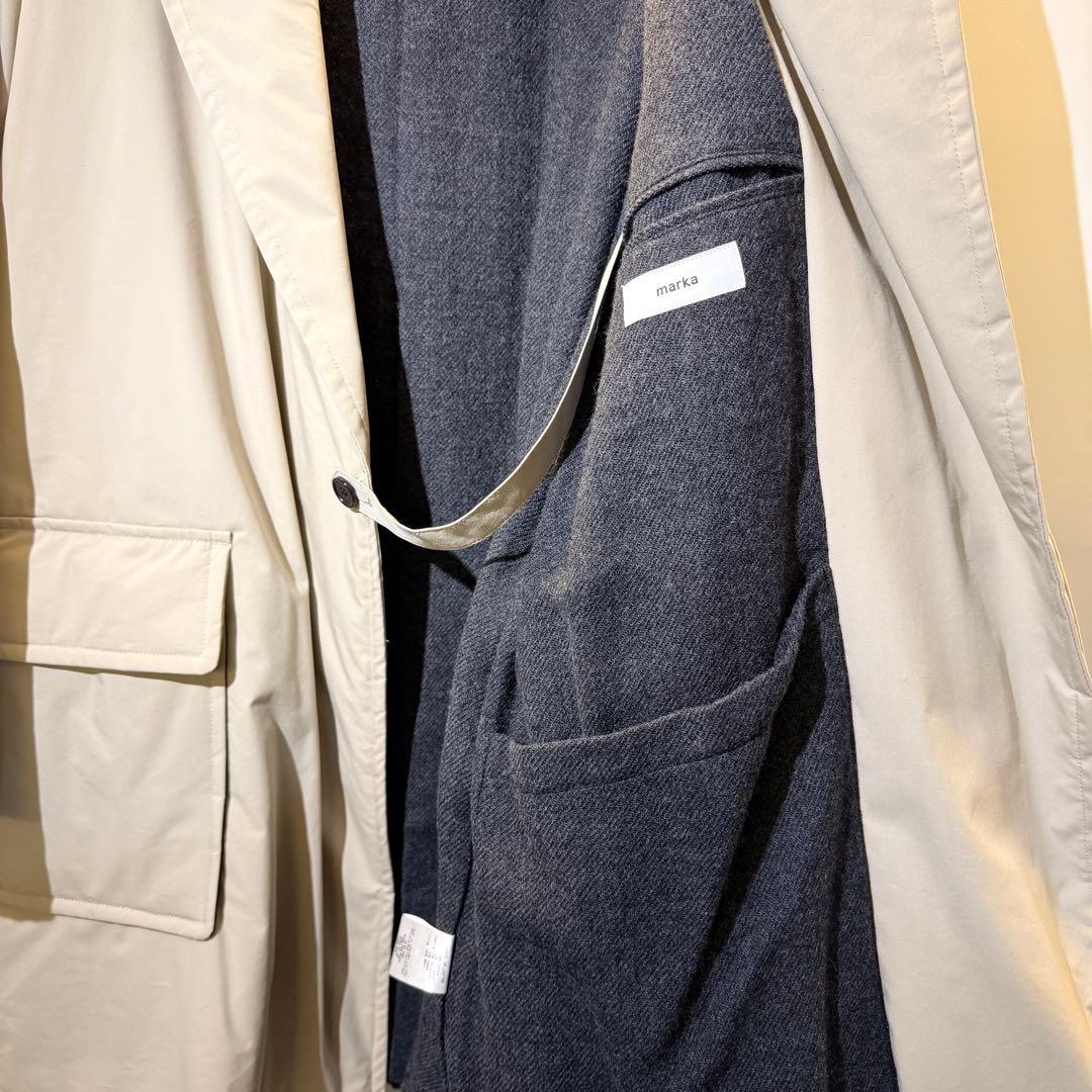 未使用品　marka マーカ　ショールカラーコート