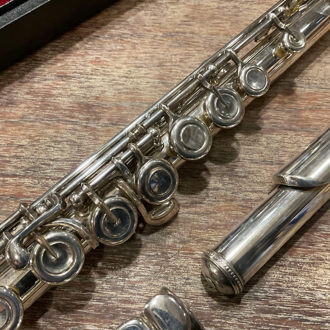 YAMAHA ヤマハ フルート YFL-351 リップ銀製 管体銀メッキ 吹奏