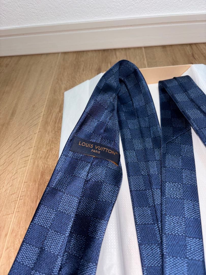 【新品未使用】ルイ・ヴィトン ネクタイ M96419ネクタイ・ダミエ ヘリテージ
