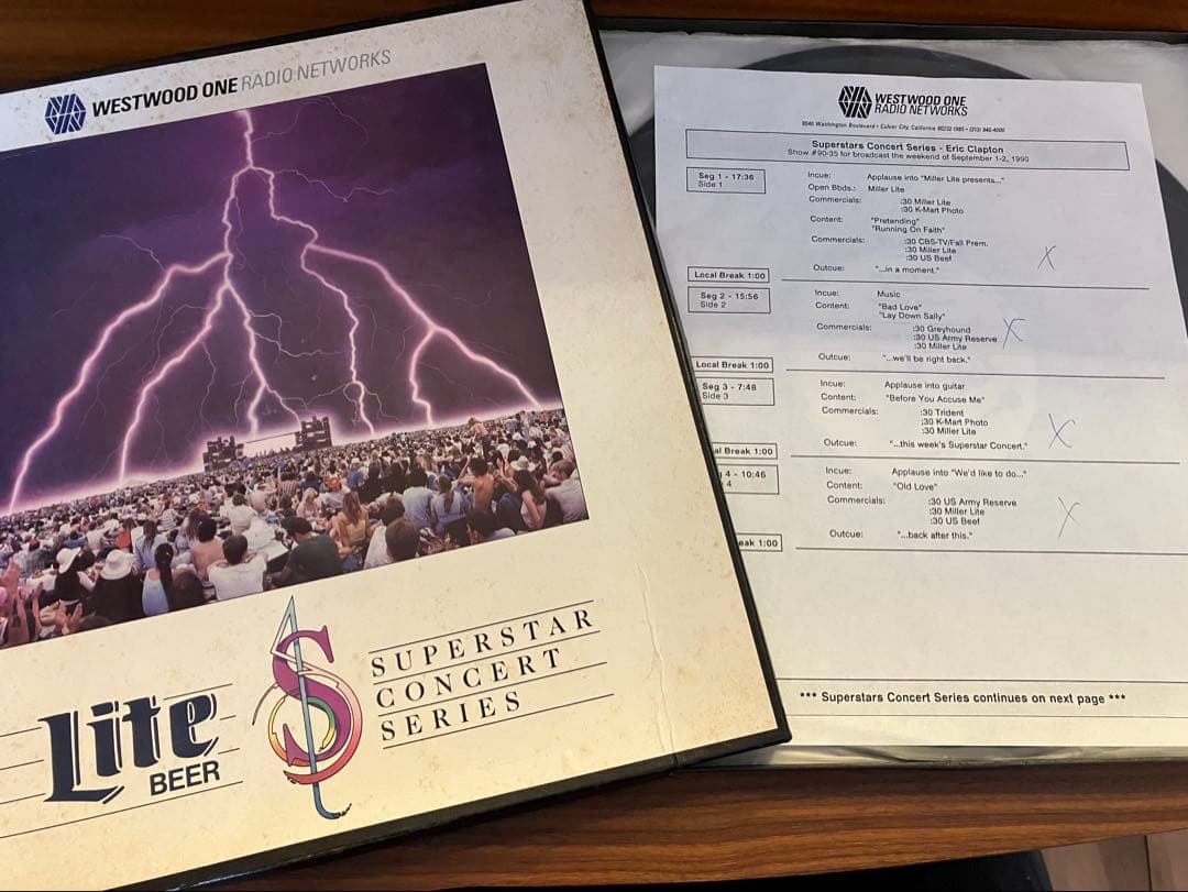 Eric Clapton westwood one ジャーニーマンFMライブ音源