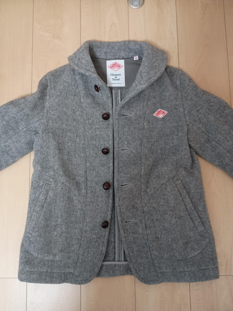 あおママさん専用【美品】DANTON ウールモッサコート/S-Mサイズ/グレー