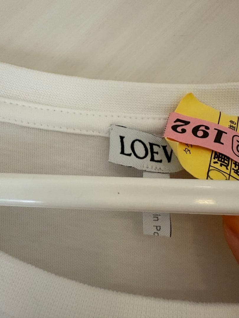 美品　ロエベ　アナグラム刺繍Tシャツ　M