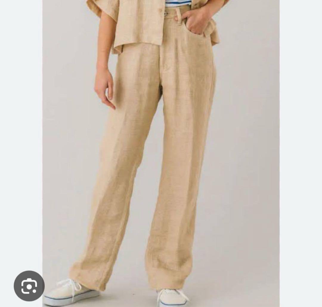 【希少‼️】AURALEE ベージュ カジュアルパンツ