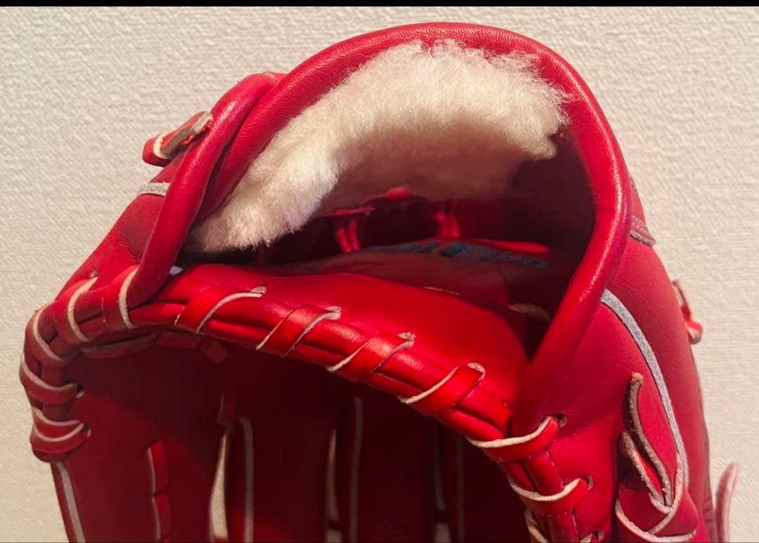 ミズノ　グローバルエリート　硬式野球グローブ 投手用　レッド