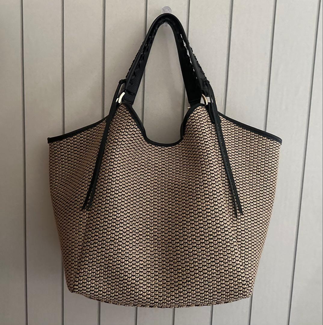 【新品同様】今期 リヴドロワCITYバスケットトート2 かごバック