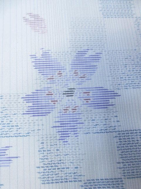 未着用に近い！さが美製＊白大島紬＊本場大島紬＊着物＊防水済み＊１６６ｃｍ＊裄６９