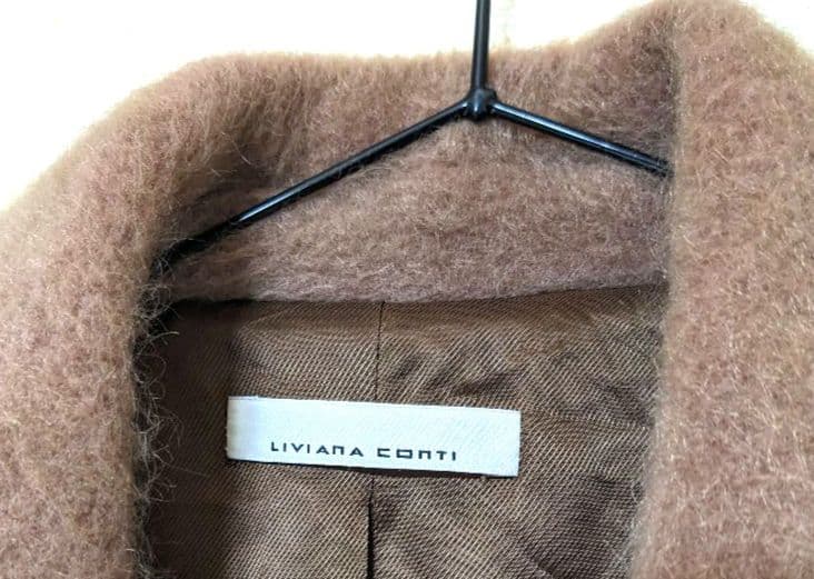 LIVIANA CONTI　ファージャケット　美品　ショートジャケット　モヘア