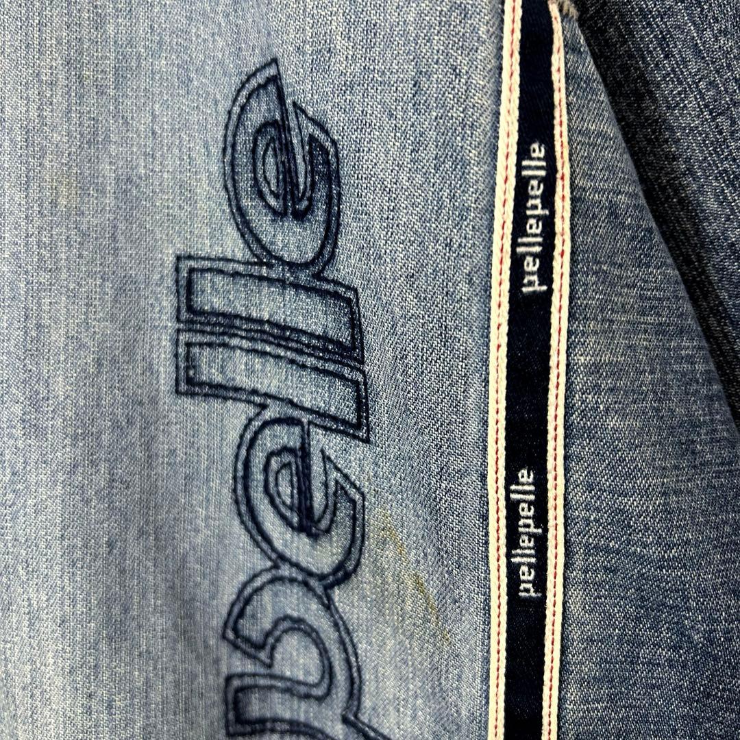 90s OLD Pelle Pelle 刺繍 パッチワーク カバーオール