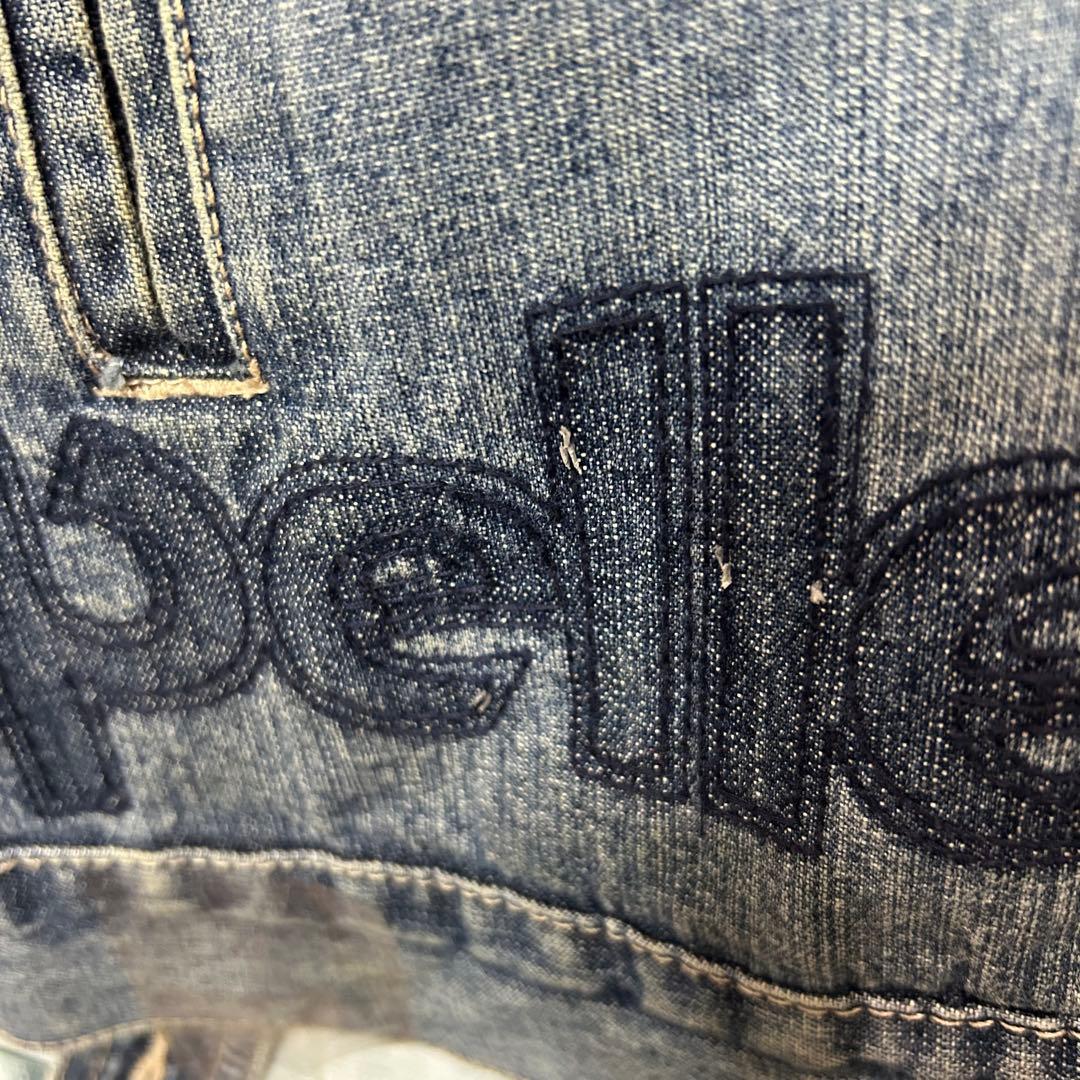 90s OLD Pelle Pelle 刺繍 パッチワーク カバーオール