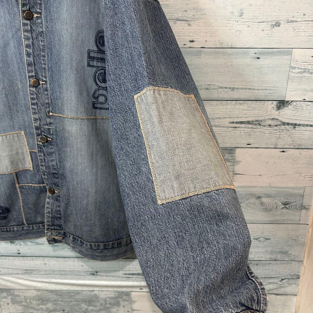 90s OLD Pelle Pelle 刺繍 パッチワーク カバーオール