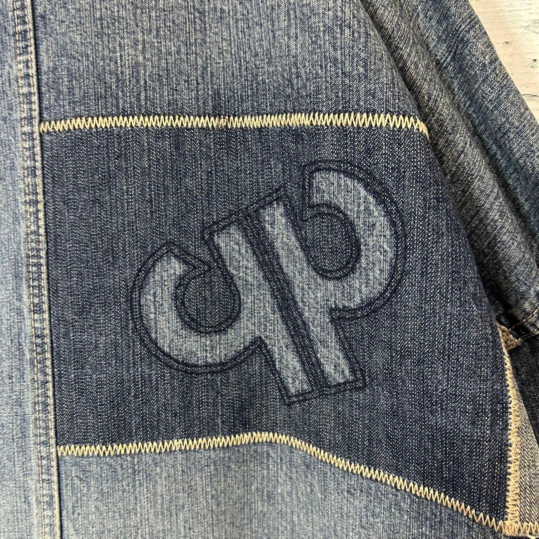 90s OLD Pelle Pelle 刺繍 パッチワーク カバーオール