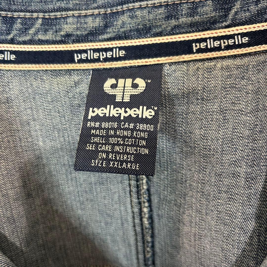 90s OLD Pelle Pelle 刺繍 パッチワーク カバーオール