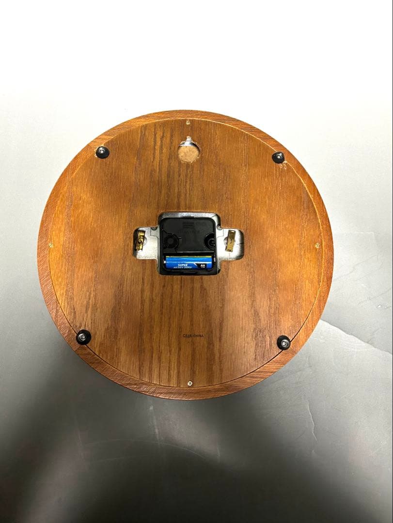 #129 LLBean エルエルビーン 掛け時計 ムーンフェイズ 湿度計 木製枠