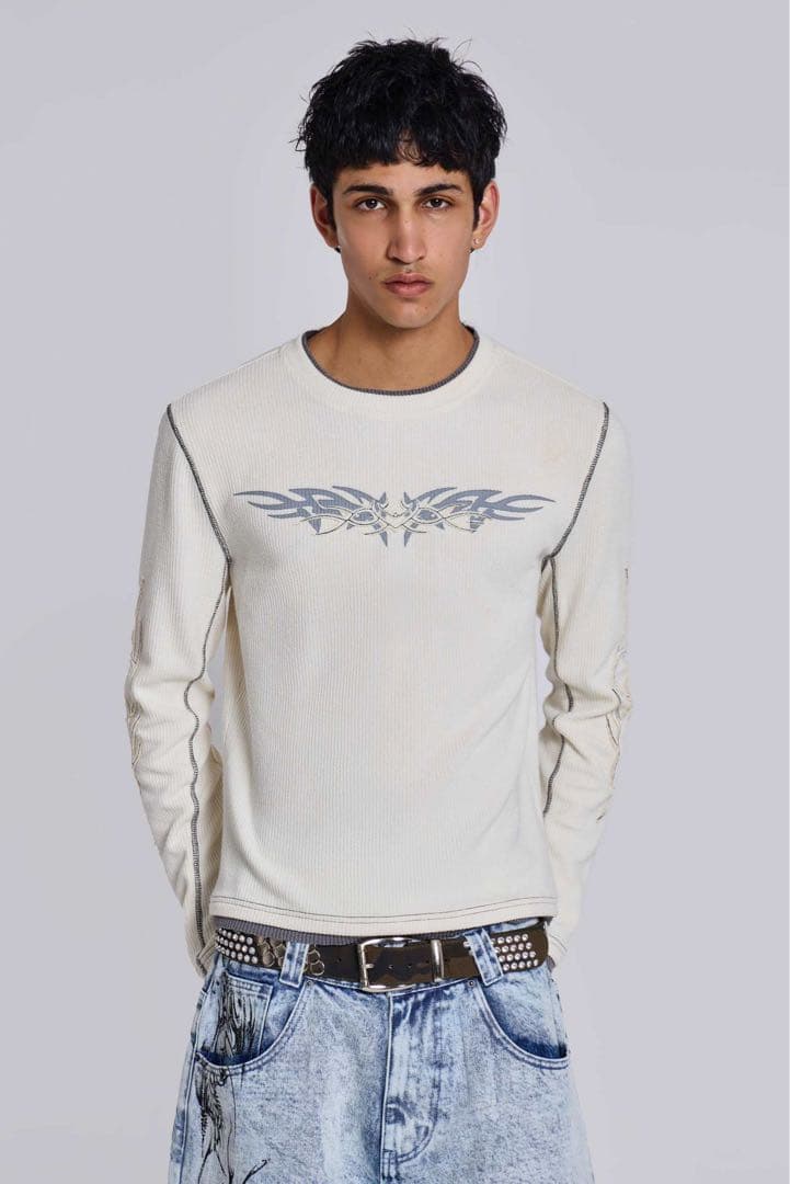 トップス jaded London Tattoo Applique Tee