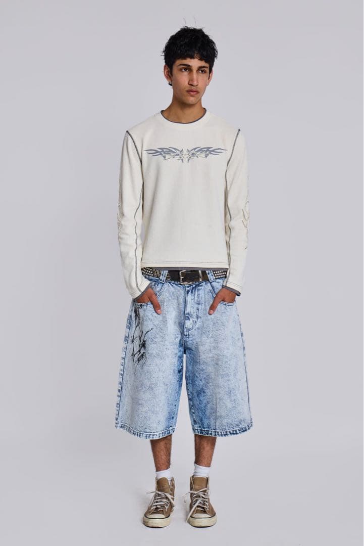 トップス jaded London Tattoo Applique Tee