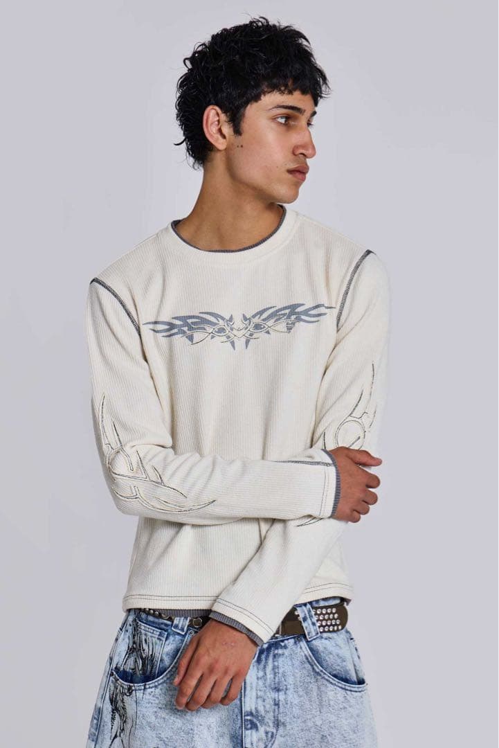 トップス jaded London Tattoo Applique Tee