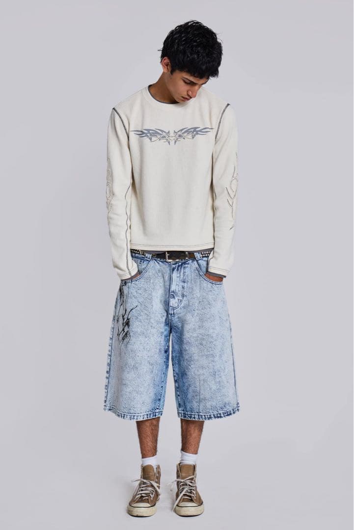 トップス jaded London Tattoo Applique Tee